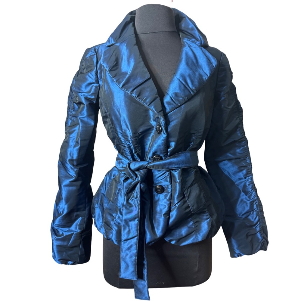 Armani Satin Rouge Detail Shacket